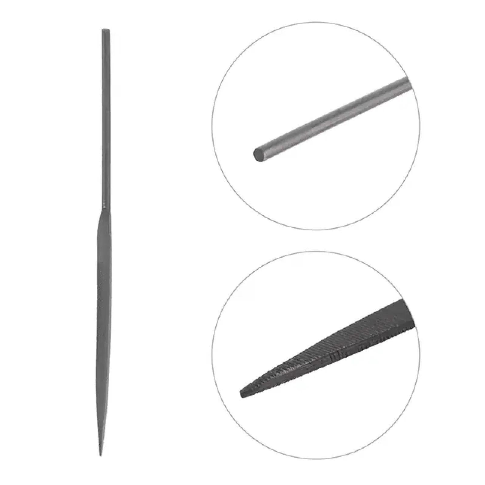 Набір надфілів, 10 шт., 140 мм, без ручок INTERTOOL (HT-3707) UA