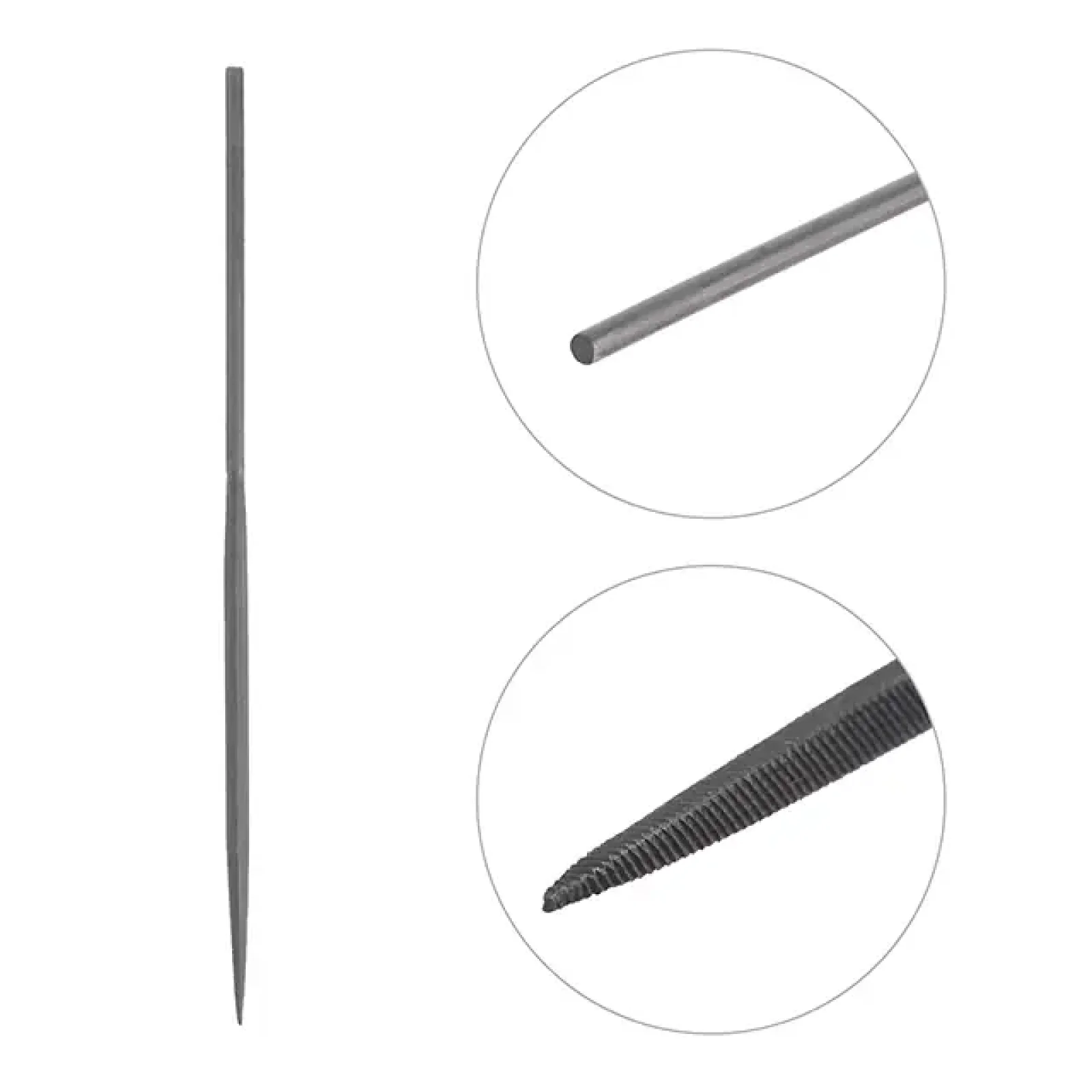 Набір надфілів, 10 шт., 140 мм, без ручок INTERTOOL (HT-3707) UA