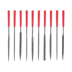 Набір надфілів, 10 шт., 140 мм INTERTOOL (HT-3708) UA