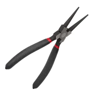 Круглогубці 190 мм, 40CrV, фосфатовані, поліровані, полив’яні двошарові рукоятки, STORM INTERTOOL (NT-0150) UA