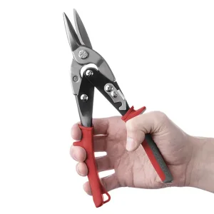 Ножиці по металу, прямі, 250 мм, Cr-V INTERTOOL (HT-0180) UA