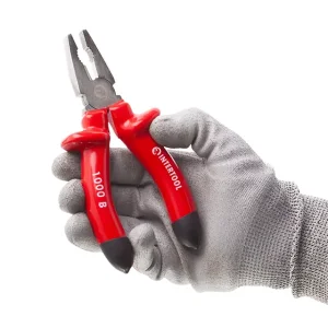 Плоскогубці 160 мм, діелектричні, 1000 В, CrV 6150 INTERTOOL (NT-0312) UA