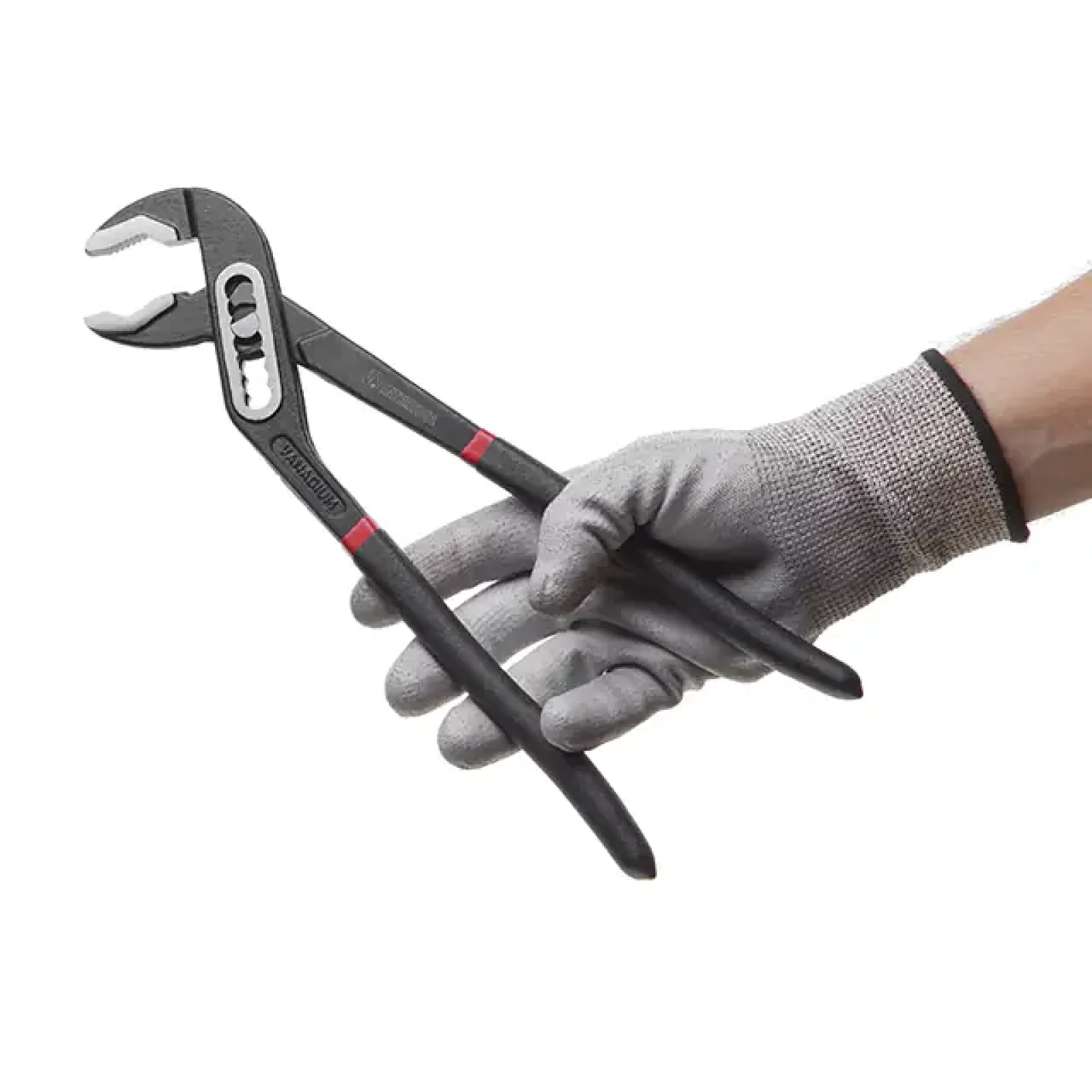 Кліщі сантехнічні 300 мм, коване залізо 40CrV, полив’яні двошарові рукоятки, STORM INTERTOOL (NT-0162) UA