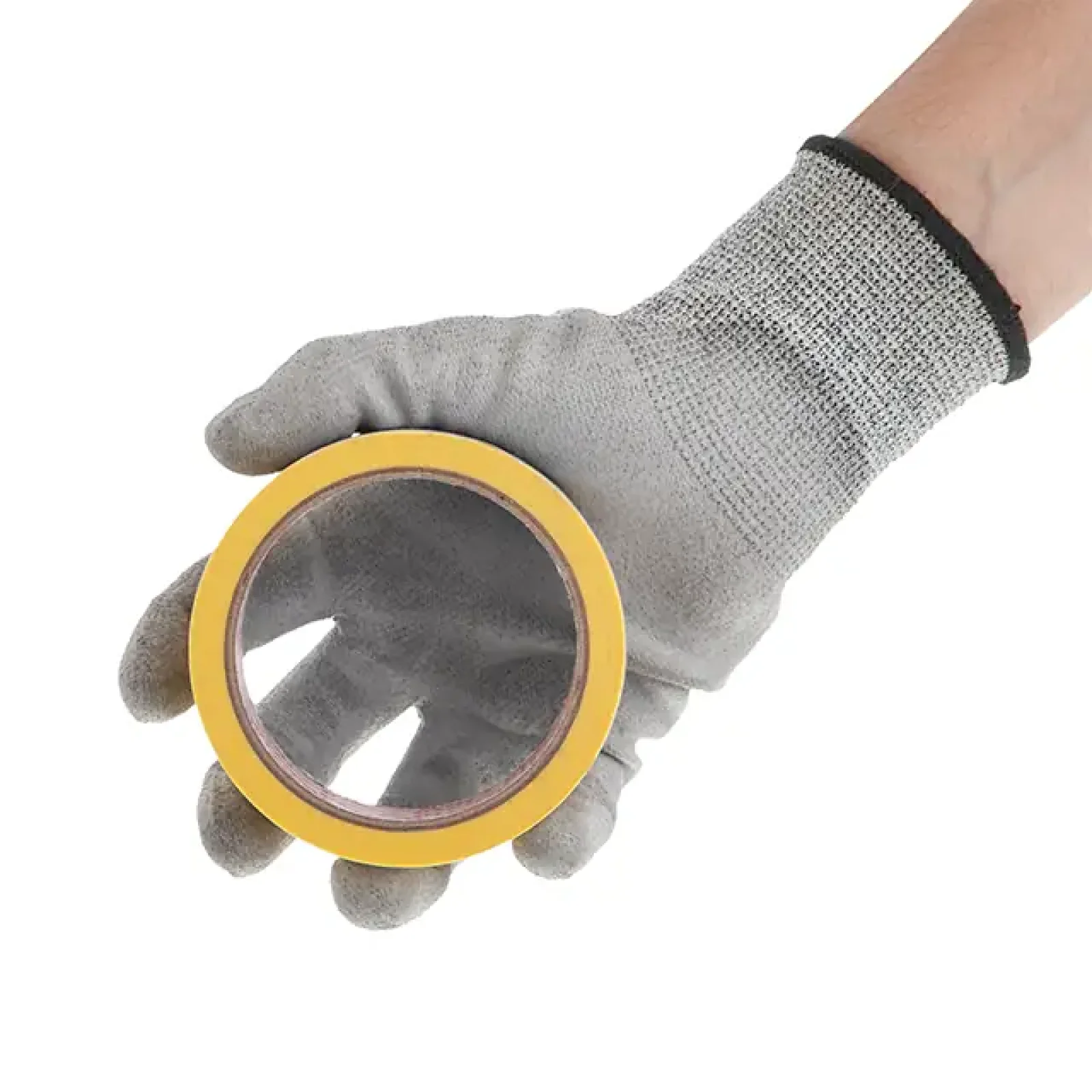 Стрічка малярна 38мм, 20м, жовта INTERTOOL (DM-3820) UA