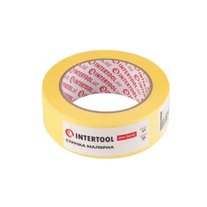 Стрічка малярна 38мм, 40м, жовта INTERTOOL (DM-3840) UA