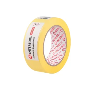Стрічка малярна 38мм, 40м, жовта INTERTOOL (DM-3840) UA