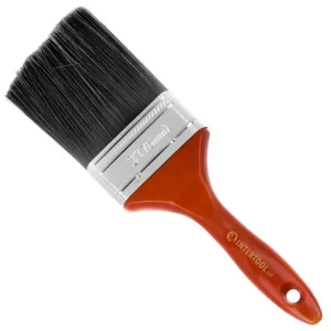 Пензель флейцева "Лакра", 76*18*76 мм, пластикова ручка INTERTOOL (KT-1476) UA