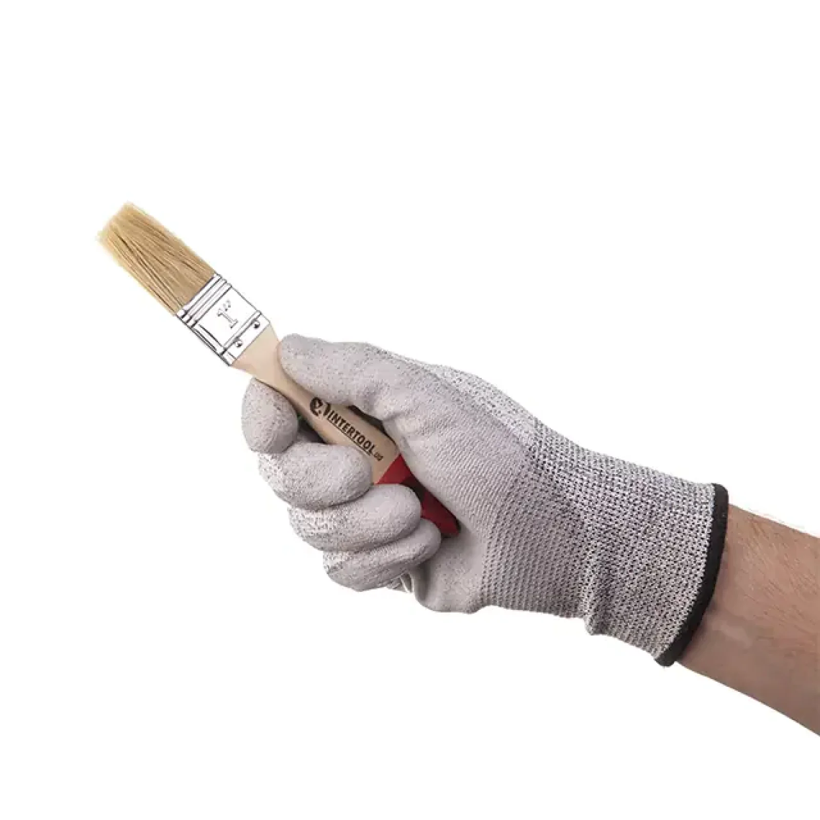 Набір пензлів флейцевих, 3 шт. (25, 38, 50 мм) INTERTOOL (KT-1003) UA