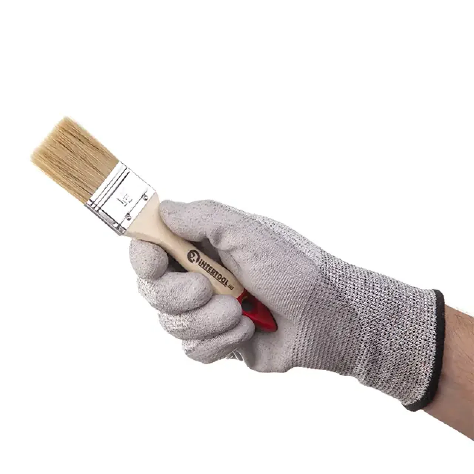 Набір пензлів флейцевих, 3 шт. (25, 38, 50 мм) INTERTOOL (KT-1003) UA