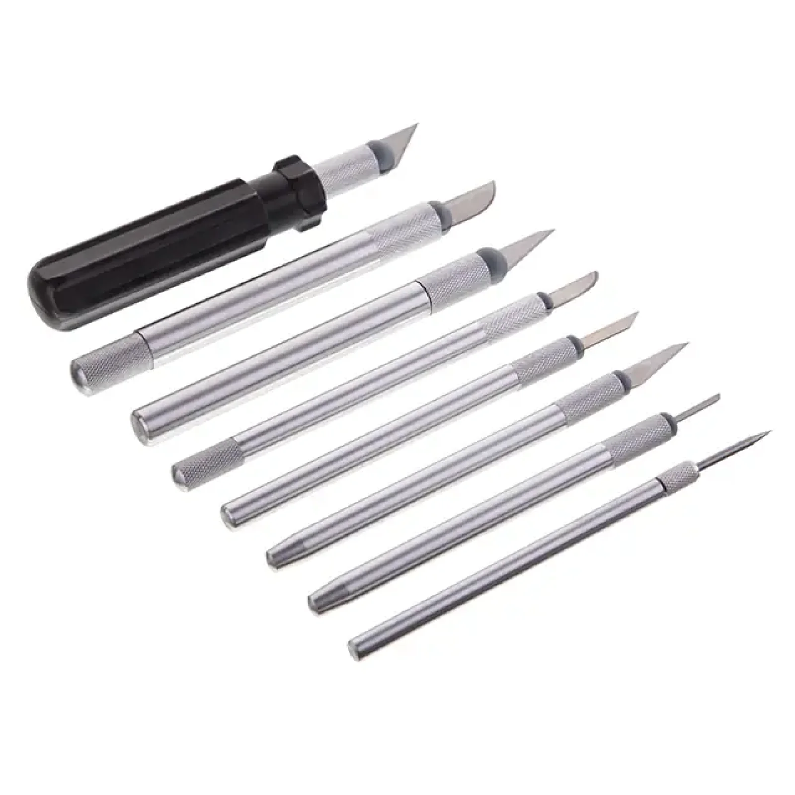 Набір скальпелів, 56 од., в пластиковому футлярі INTERTOOL (HT-0530) UA