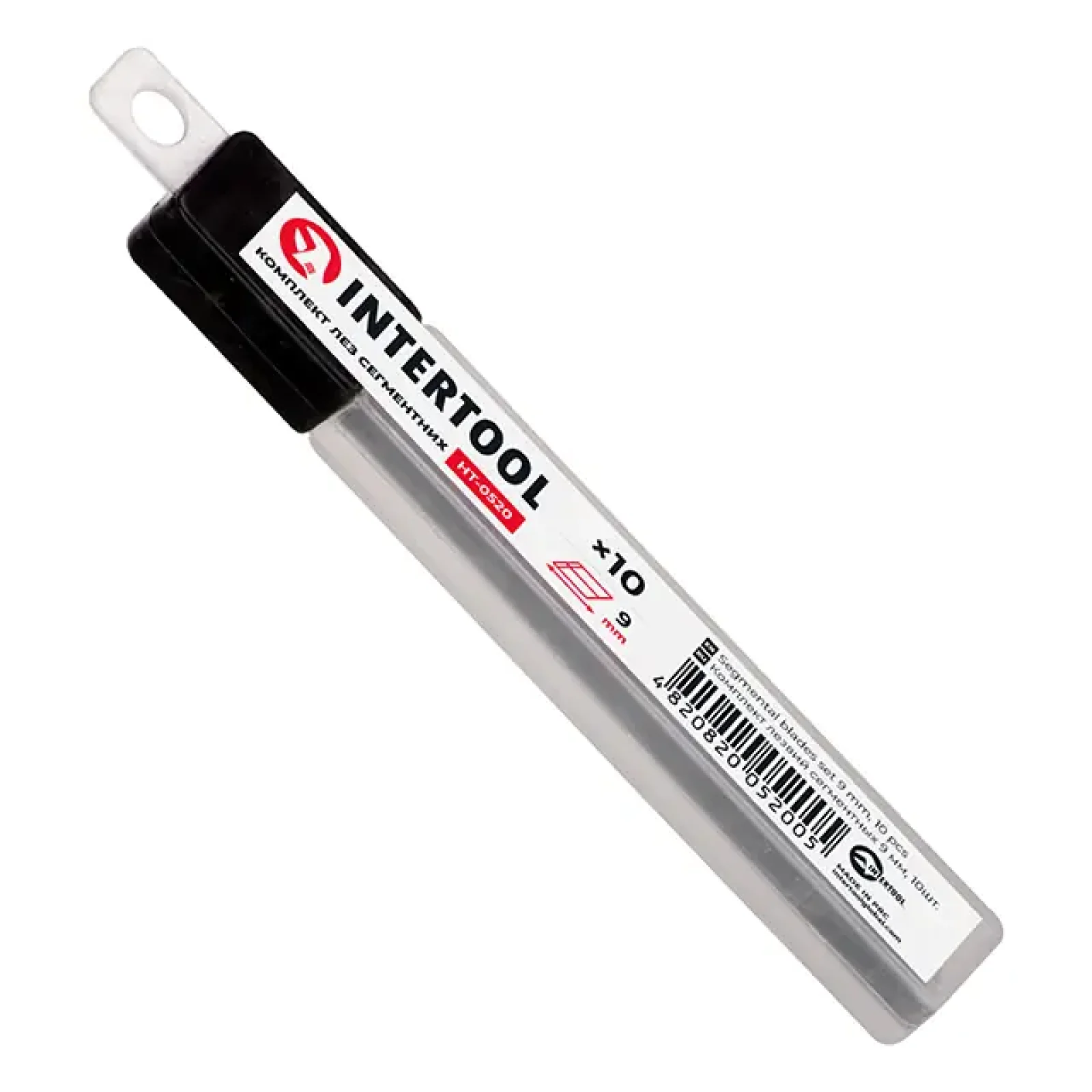 Комплект лез сегментних, 9 мм, 10шт. INTERTOOL (HT-0520) UA