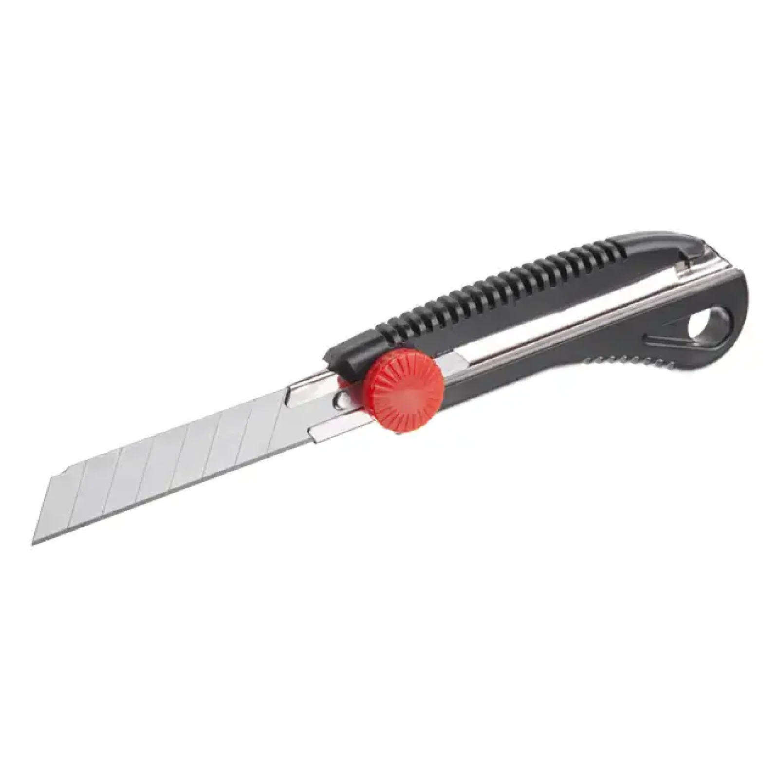 Ніж сегментний, 18 мм, металева напрямна, гвинтова фіксація INTERTOOL (HT-0502) UA