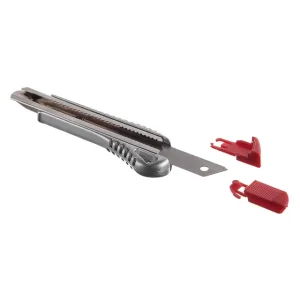 Ніж сегментний, 18 мм, металева напрямна, протиковзний корпус INTERTOOL (HT-0504) UA