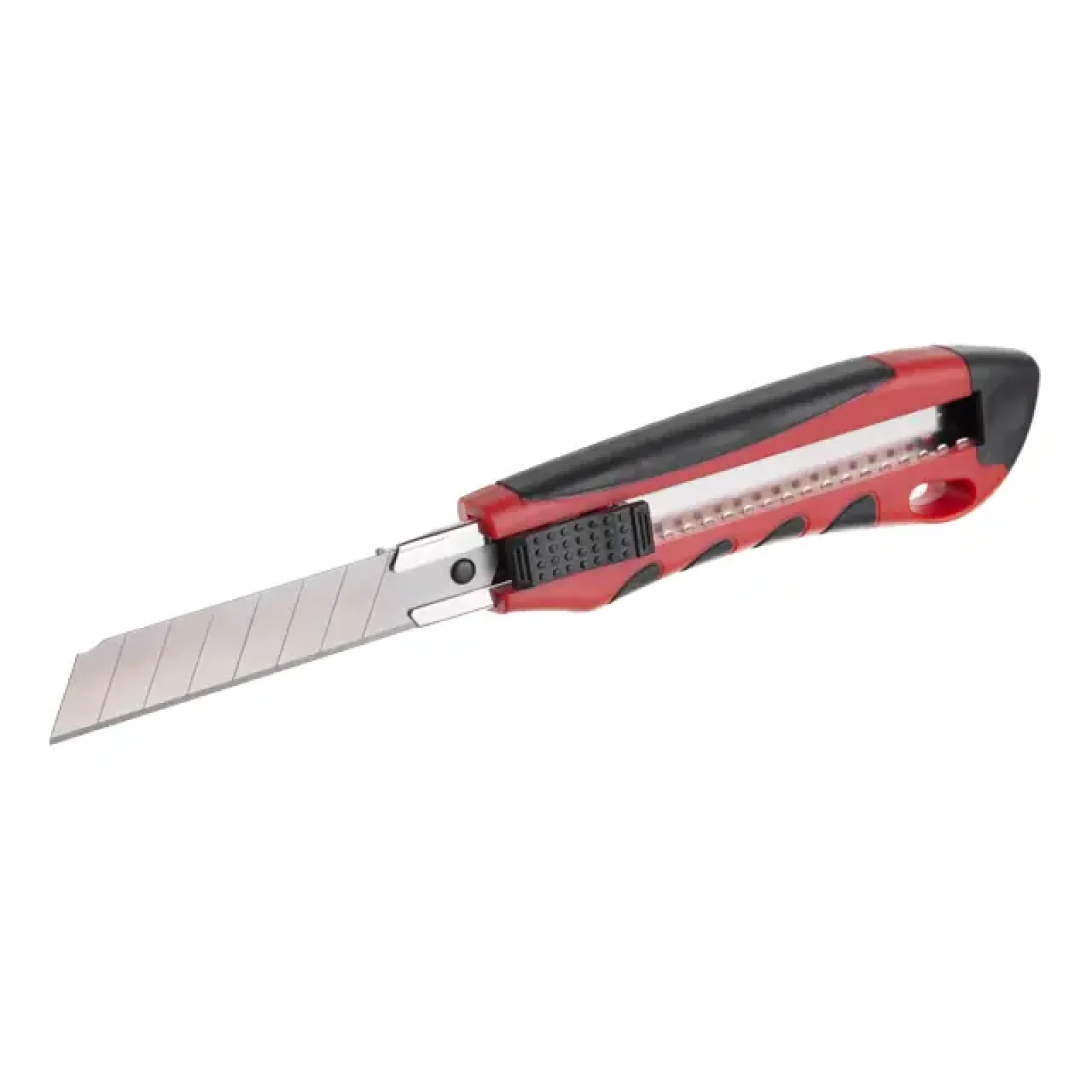 Ніж сегментний, 18 мм, металева напрямна, протиковзний корпус, дробарка INTERTOOL (HT-0506) UA