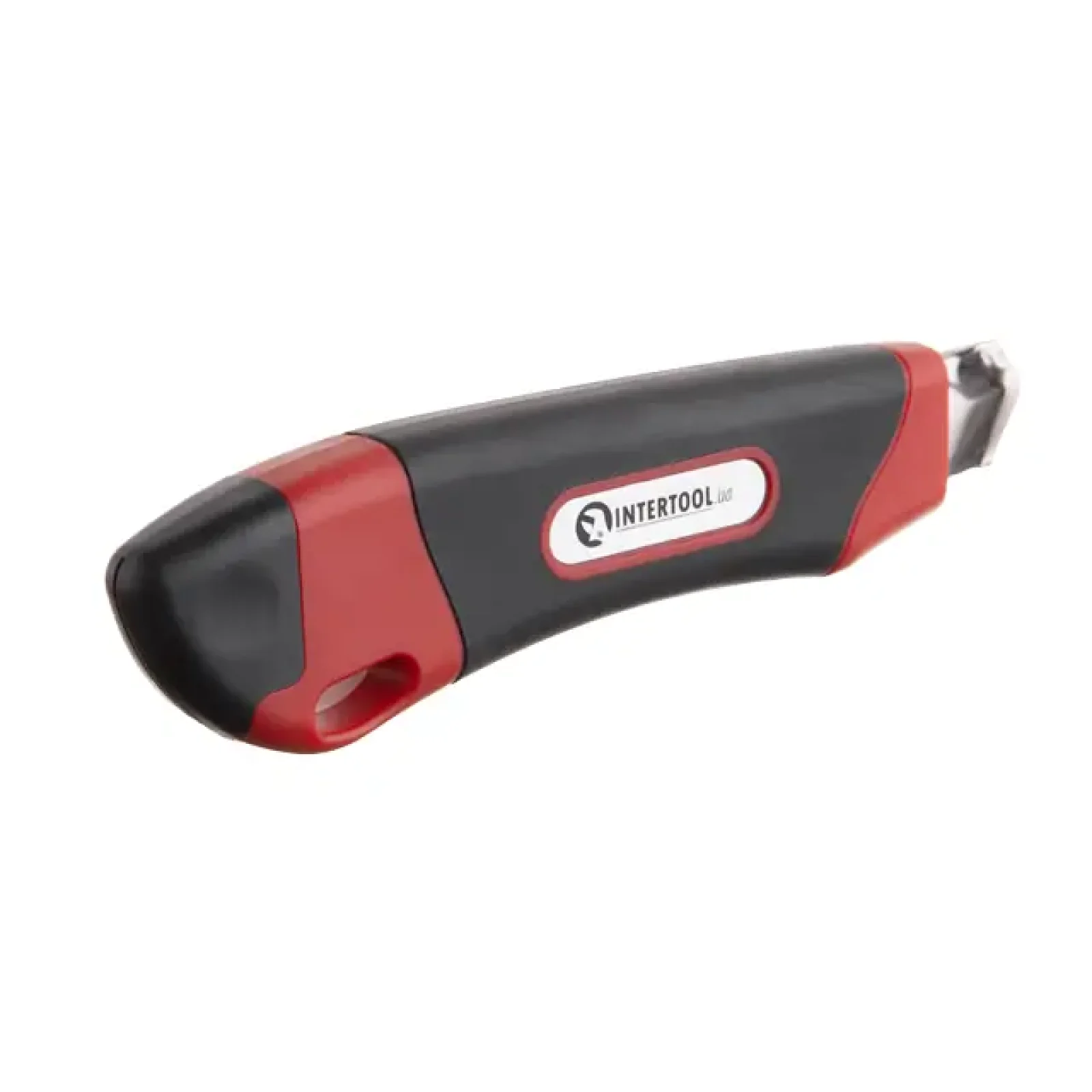 Ніж сегментний, 18 мм, металева напрямна, протиковзний корпус, дробарка INTERTOOL (HT-0506) UA