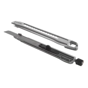 Ніж сегментний, 9 мм, металевий, посилений, гвинтова фіксація INTERTOOL (HT-0509) UA