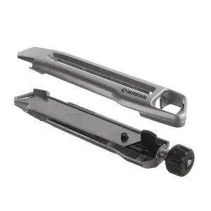 Ніж сегментним 18 мм, металевий, посилений, гвинтова фіксація INTERTOOL (HT-0512) UA