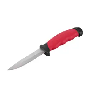 Ніж, 100 мм, з чохлом, STORM INTERTOOL (HT-0536) UA
