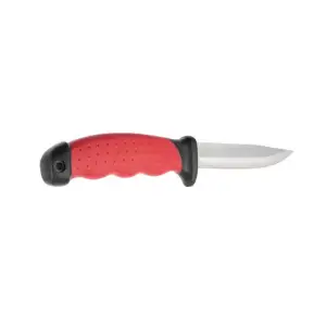 Ніж, 100 мм, з чохлом, STORM INTERTOOL (HT-0536) UA