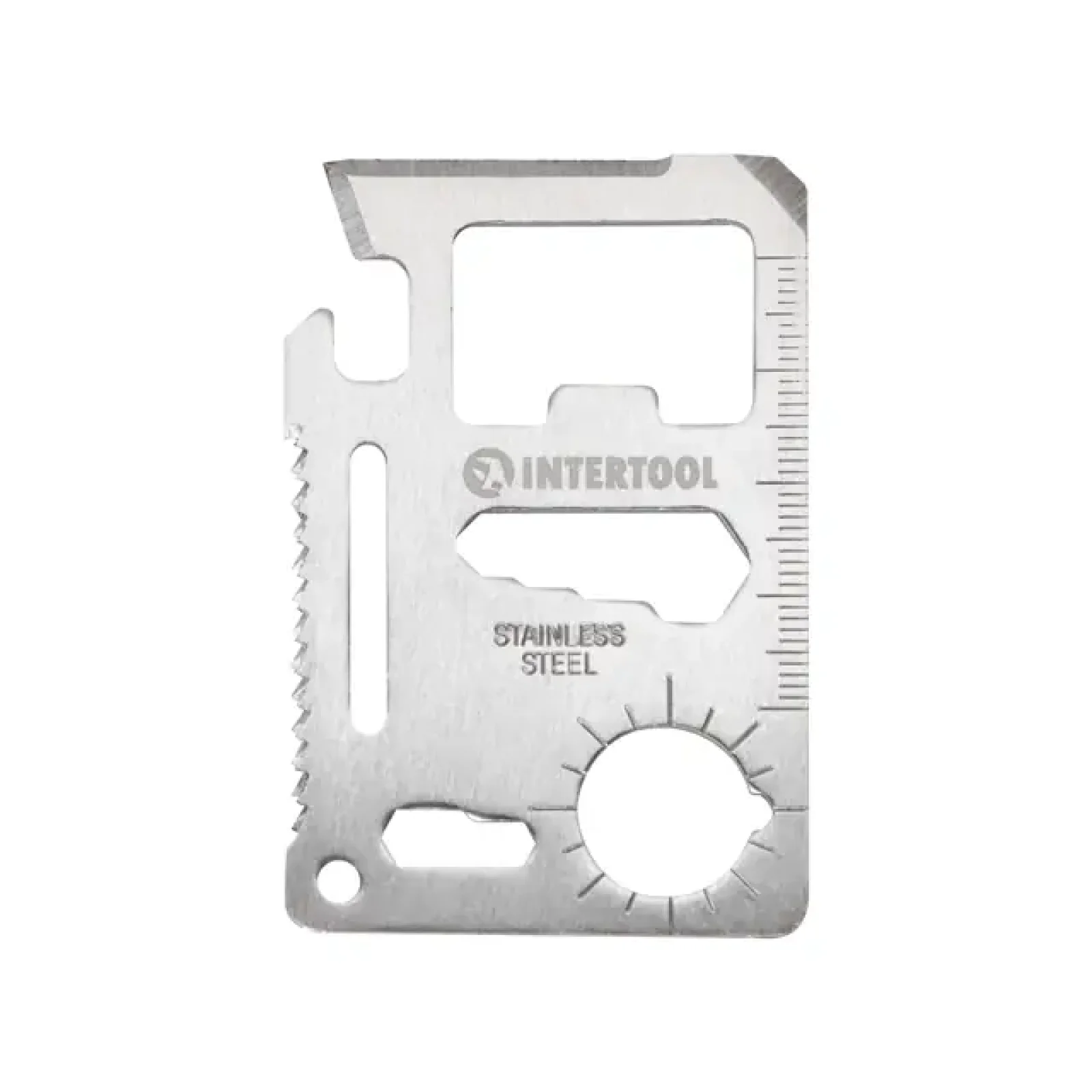 Картка мультитул, 11 в 1 INTERTOOL (HT-0589) UA