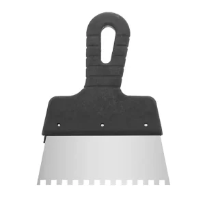 Шпатель із нержавіючої сталі, 150 мм, зуб: 6×6 мм INTERTOOL (KT-2156) UA