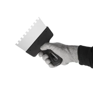 Шпатель із нержавіючої сталі, 150 мм, зуб: 8×8 мм INTERTOOL (KT-2158) UA