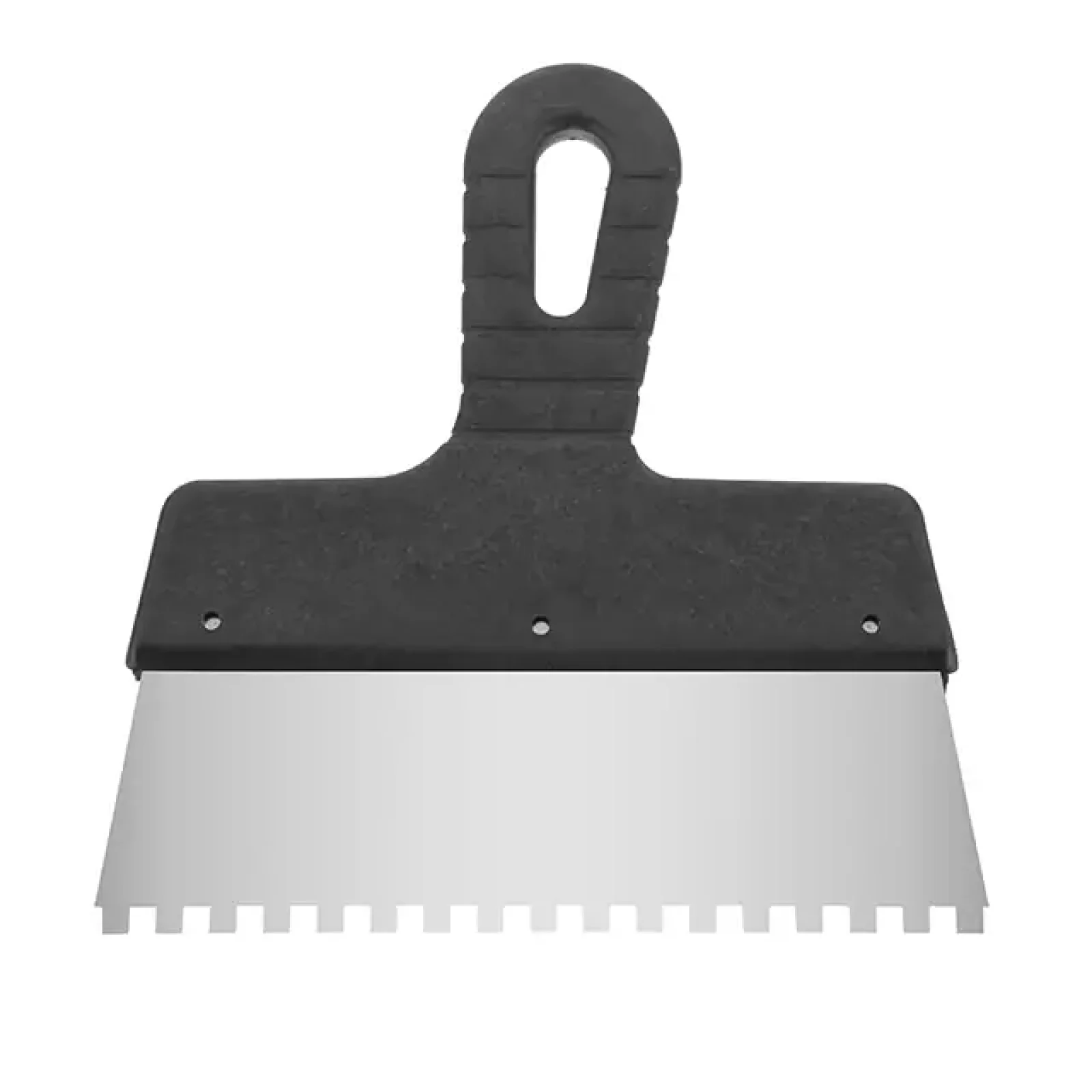 Шпатель із нержавіючої сталі, 200 мм, зуб: 6×6 мм INTERTOOL (KT-2206) UA