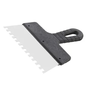 Шпатель із нержавіючої сталі, 200 мм, зуб: 8×8 мм INTERTOOL (KT-2208) UA