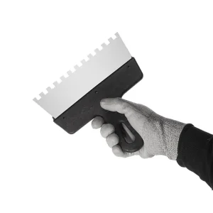 Шпатель із нержавіючої сталі, 200 мм, зуб: 8×8 мм INTERTOOL (KT-2208) UA