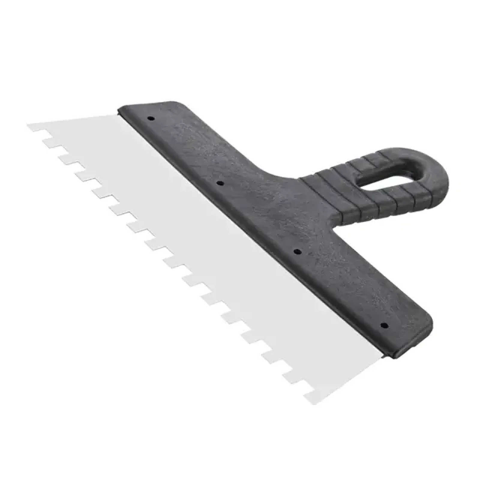 Шпатель із нержавіючої сталі, 250 мм, зуб: 8×8 мм INTERTOOL (KT-2258) UA