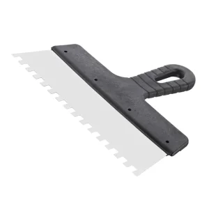 Шпатель із нержавіючої сталі, 250 мм, зуб: 8×8 мм INTERTOOL (KT-2258) UA