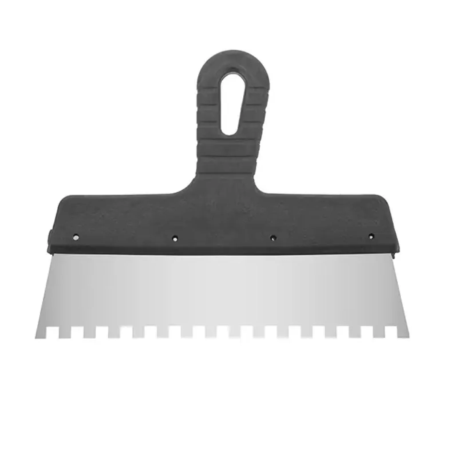 Шпатель із нержавіючої сталі, 250 мм, зуб: 8×8 мм INTERTOOL (KT-2258) UA