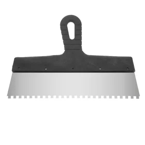 Шпатель із нержавіючої сталі, 300 мм, зуб: 6×6 мм INTERTOOL (KT-2306) UA