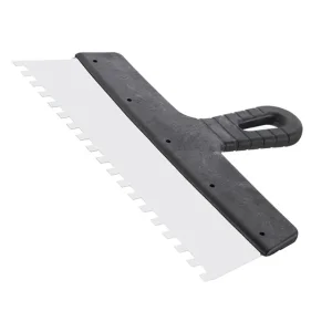 Шпатель із нержавіючої сталі, 300 мм, зуб: 8×8 мм INTERTOOL (KT-2308) UA