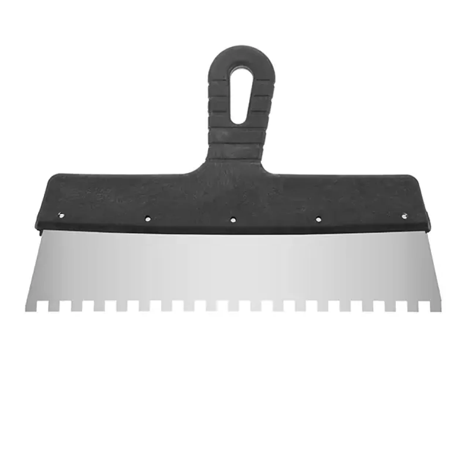 Шпатель із нержавіючої сталі, 300 мм, зуб: 8×8 мм INTERTOOL (KT-2308) UA