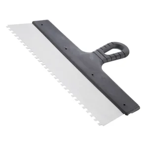 Шпатель із нержавіючої сталі, 350 мм, зуб: 6×6 мм INTERTOOL (KT-2356) UA