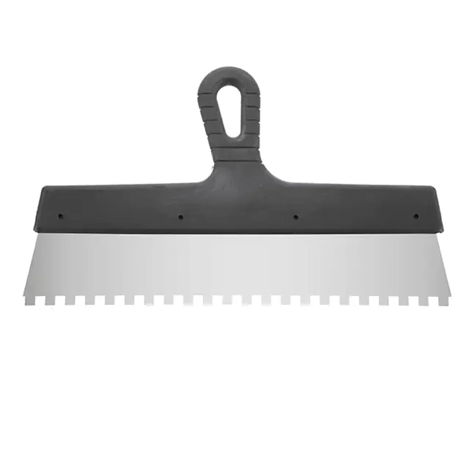 Шпатель із нержавіючої сталі, 350 мм, зуб: 8×8 мм INTERTOOL (KT-2358) UA