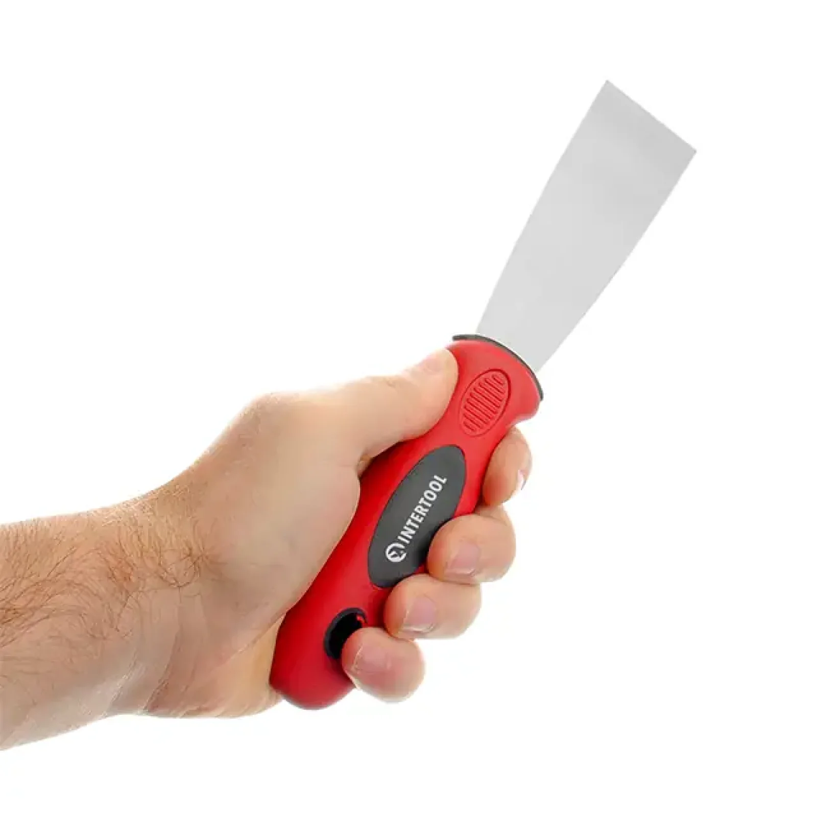 Шпатель із нержавійної сталі, 40 мм, професійний INTERTOOL (KT-2604) UA