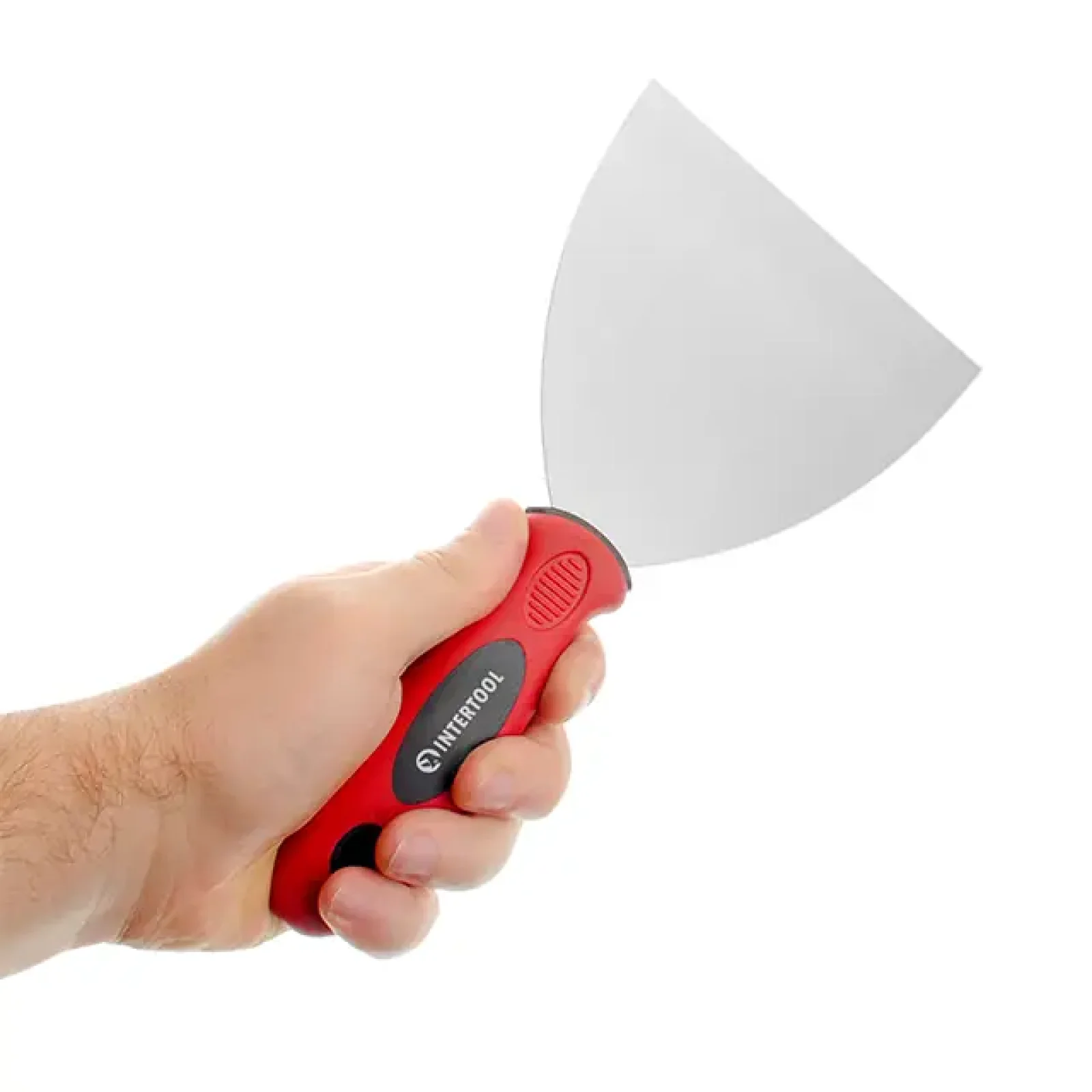 Шпатель із нержавіючої сталі, 125 мм, професійний INTERTOOL (KT-2613) UA