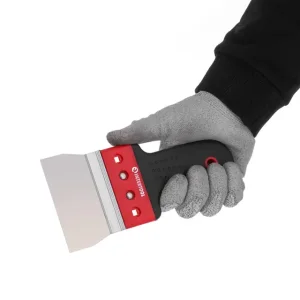 Шпатель з нержавіючої сталі, 100 мм, професійний INTERTOOL (KT-2670) UA