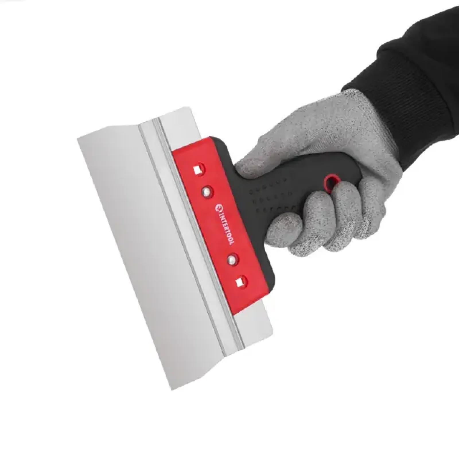 Шпатель з нержавіючої сталі, 200 мм, професійний INTERTOOL (KT-2680) UA