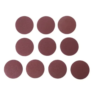 Круг наждаковий на липучці 125 мм, папір клас С, щільність 120 г/м², К40, 10 од. INTERTOOL (BT-0504) UA