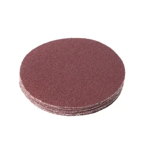 Круг наждаковий на липучці 125 мм, папір клас С, щільність 120 г/м², К60, 10 од. INTERTOOL (BT-0506) UA