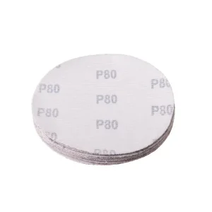 Круг наждаковий на липучці 125 мм, папір клас С, щільність 120 г/м², К80, 10 од. INTERTOOL (BT-0508) UA