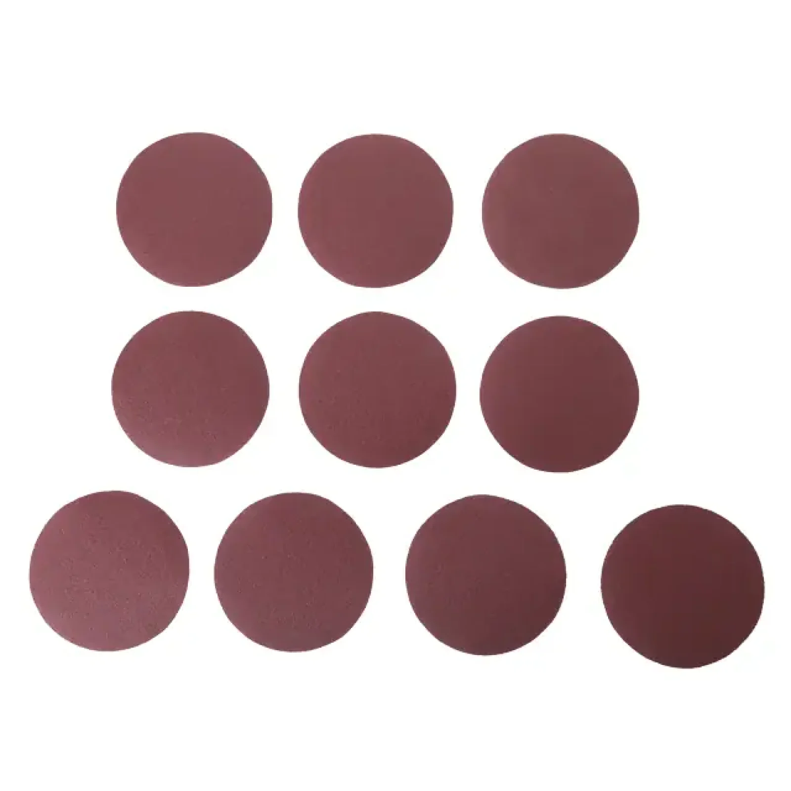 Круг наждаковий на липучці 125 мм, папір клас С, щільність 120 г/м², К80, 10 од. INTERTOOL (BT-0508) UA