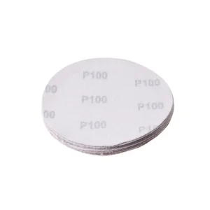 Круг наждаковий на липучці 125 мм, папір клас С, щільність 120 г/м², К100, 10 од. INTERTOOL (BT-0510) UA