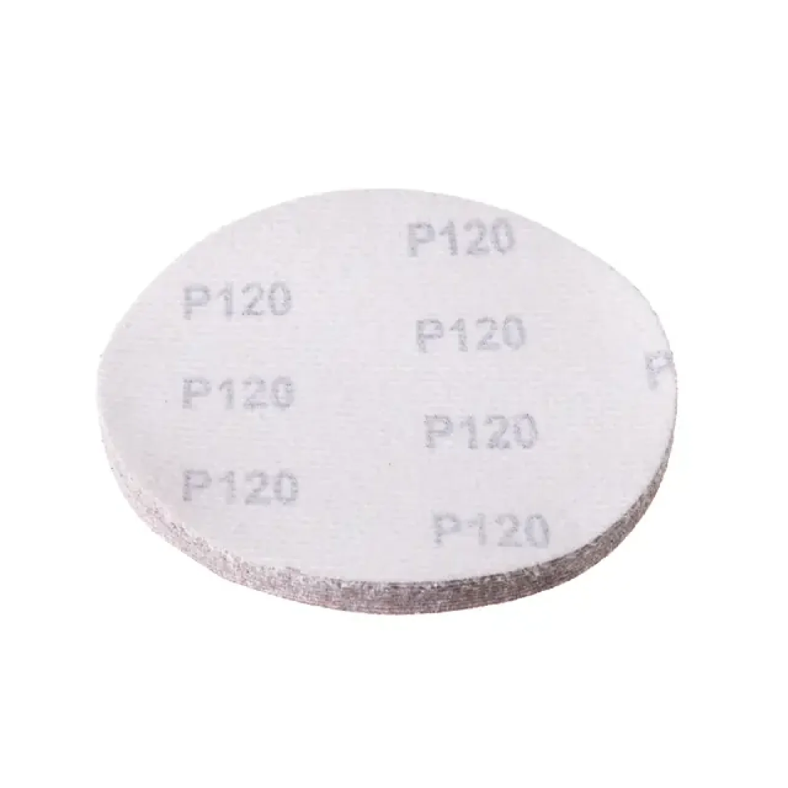 Круг наждаковий на липучці 125 мм, папір клас С, щільність 120 г/м², К120, 10 од. INTERTOOL (BT-0512) UA