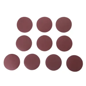 Круг наждаковий на липучці 125 мм, папір клас С, щільність 120 г/м², К120, 10 од. INTERTOOL (BT-0512) UA