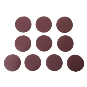 Круг наждаковий на липучці 125 мм, папір клас С, щільність 120 г/м², К150, 10 од. INTERTOOL (BT-0515) UA