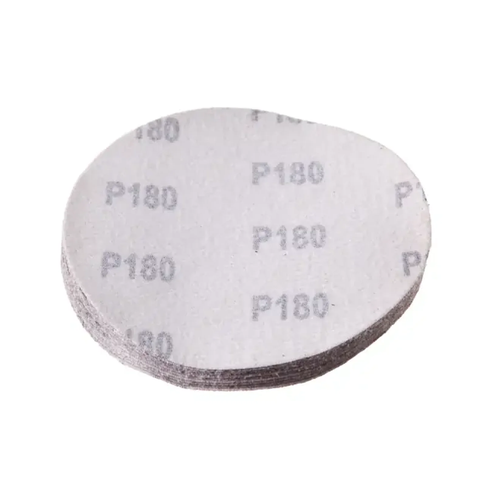 Круг наждаковий на липучці 125 мм, папір клас С, щільність 120 г/м², К180, 10 од. INTERTOOL (BT-0518) UA